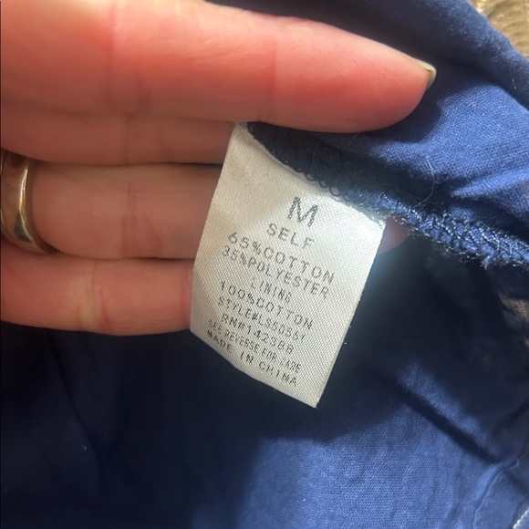 Essue Blue and White Striped Skirt Set - Picture 7 of 8